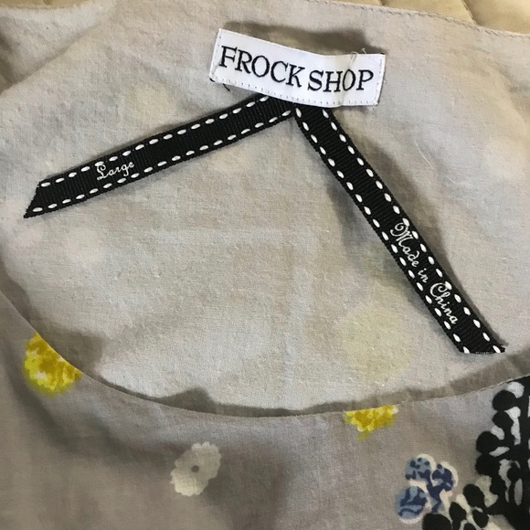 Frock Shop 100%cotton floral print dress with pockets (L) - Picture 4 of 4